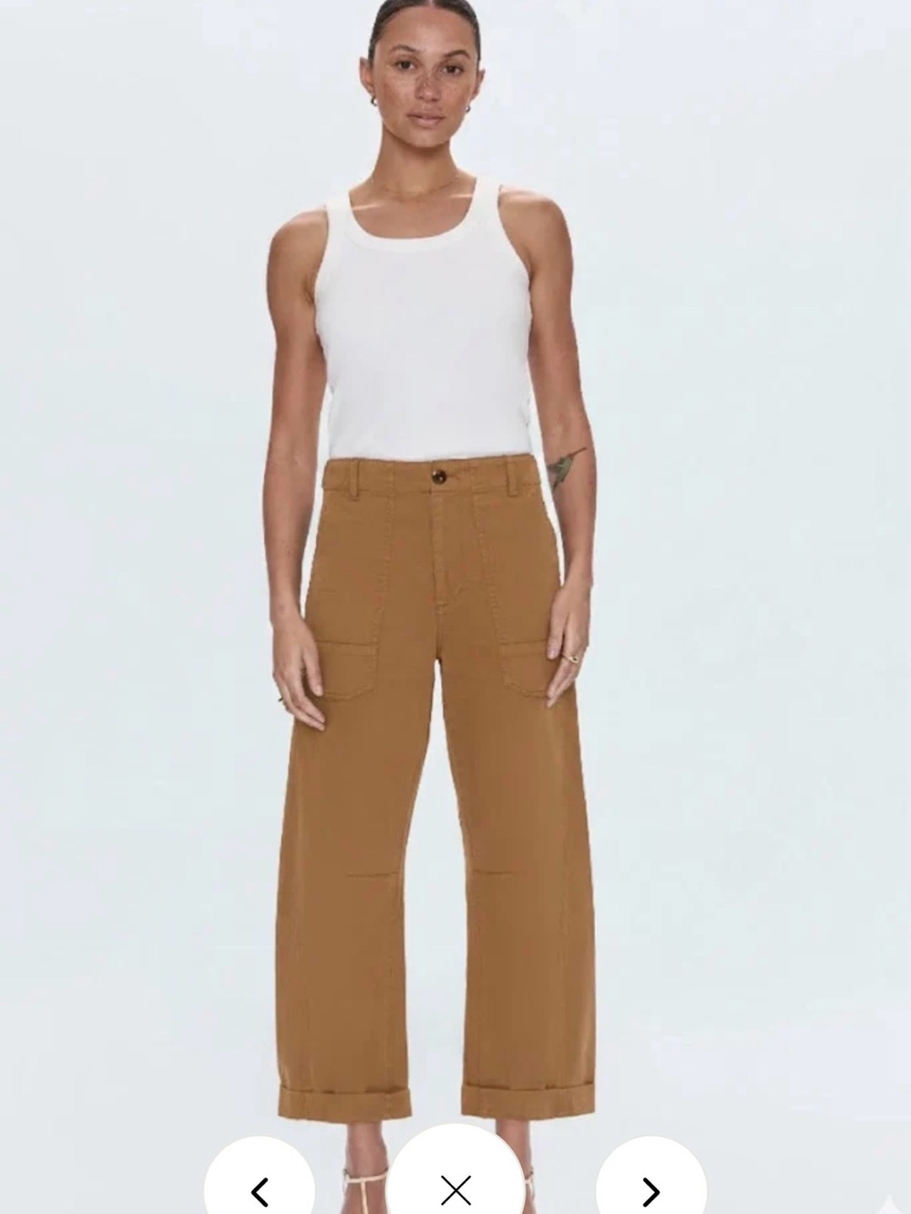 Pistola Tory Utility Pants in Anise